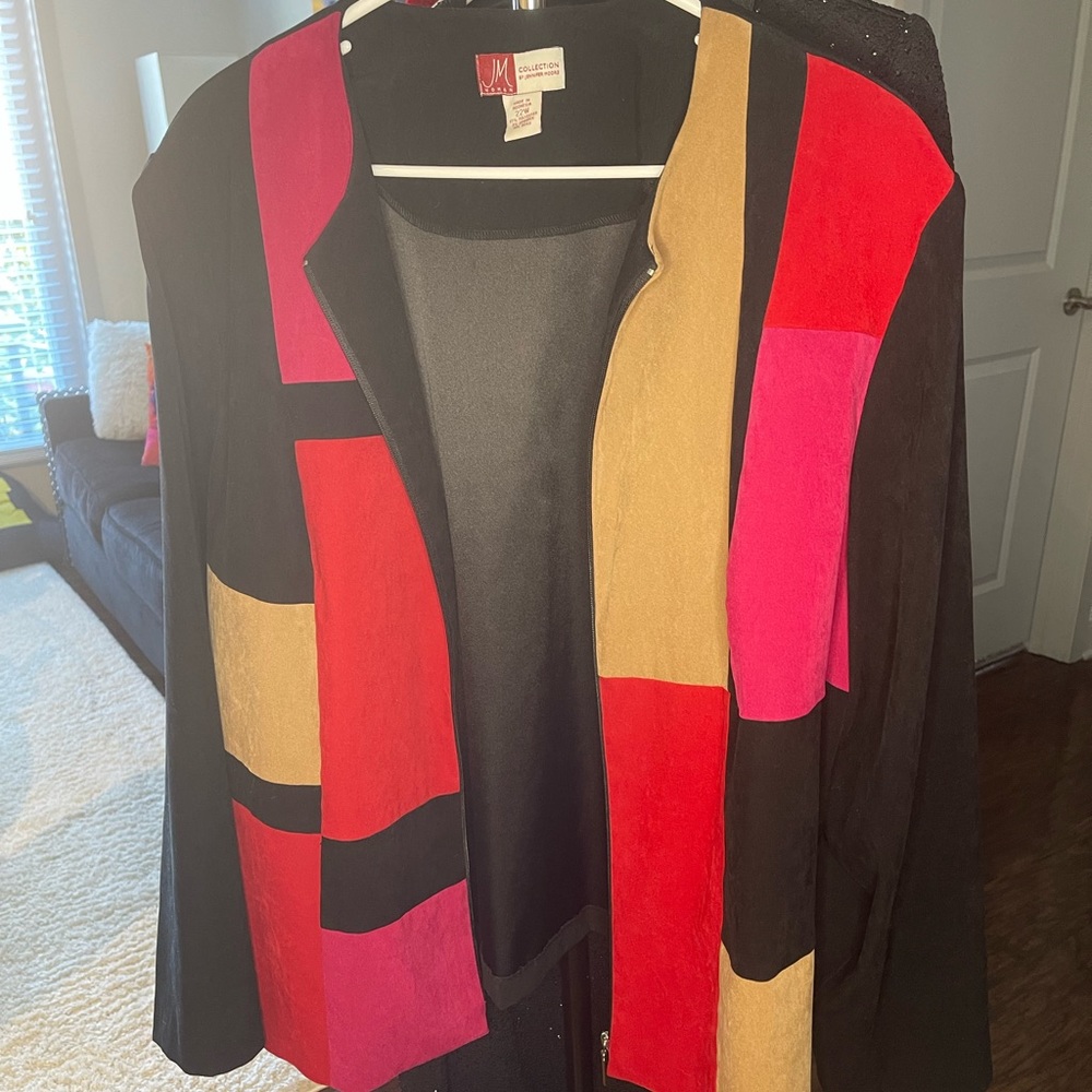 JM Woman Color-block shirt/jacket